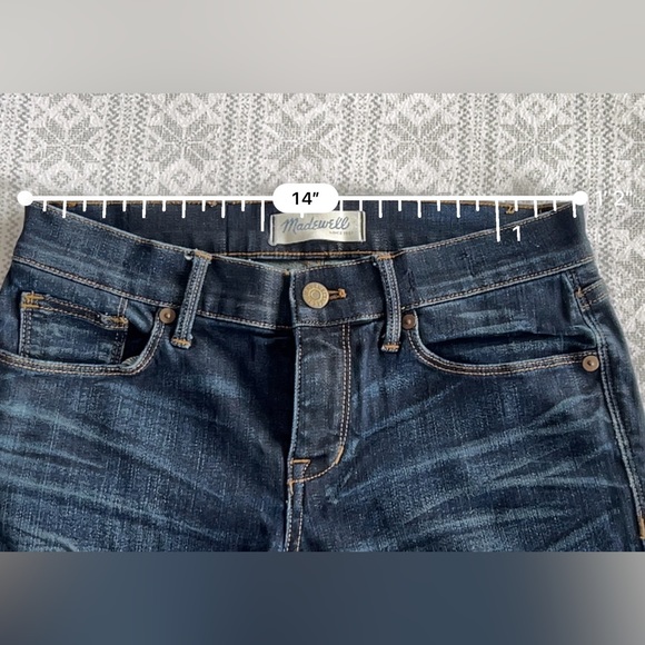 MADEWELL gently used jeans 👖 - Picture 8 of 9